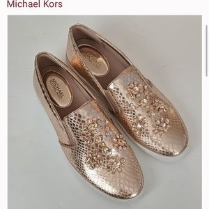 MK Michael Kors Rose Gold bejeweled